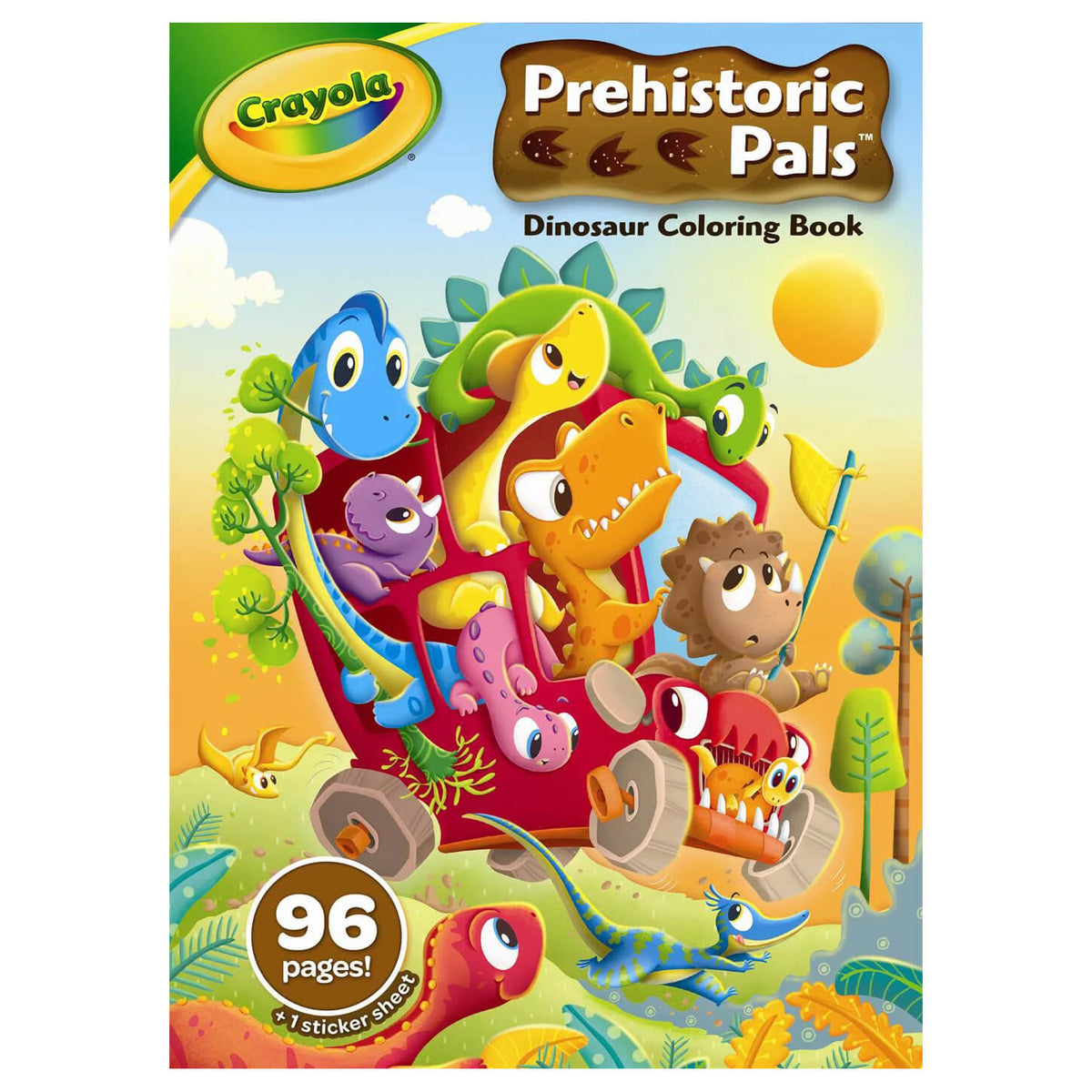 Crayola Prehistoric Pals Dinosaur Coloring Book – M & G Anastasiou