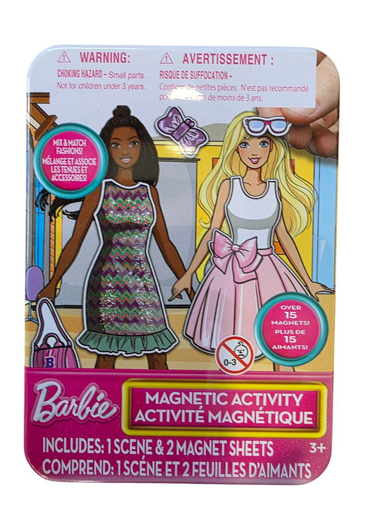 Barbie Magnetic Activity Tin Case (1 Scene & 2 Magnet Sheets)