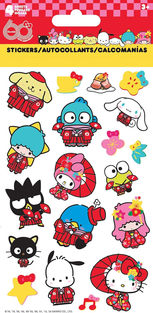 Sanrio Standard Stickers - 4 Sheet