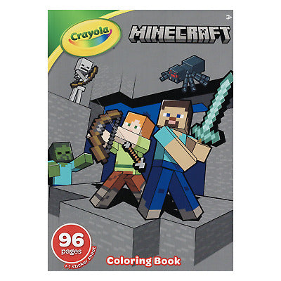 Crayola Minecraft Coloring Book (96pages)