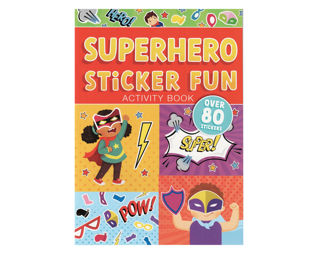 Superhero Sticker Fun Activity Book: Unleash Your Inner Hero with Creative Flair!