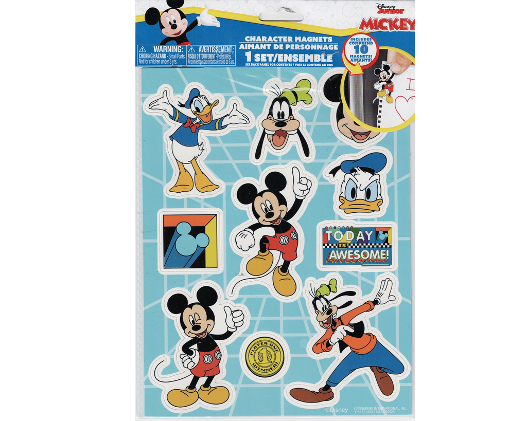 Disney Mickey Character Play Magnets: 10 Pieces of Magical Fun!