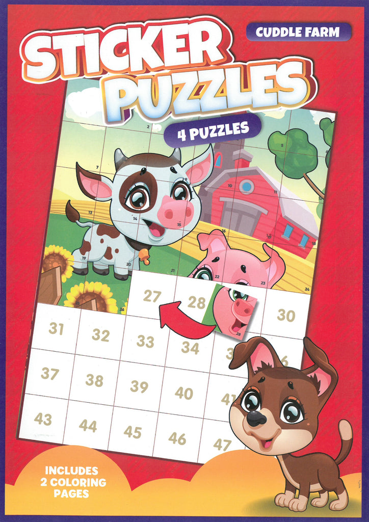 Sticker Activity Book for Kids: Sticker Puzzles 1-48 - Unlock the World of Interactive Learning and Fun!