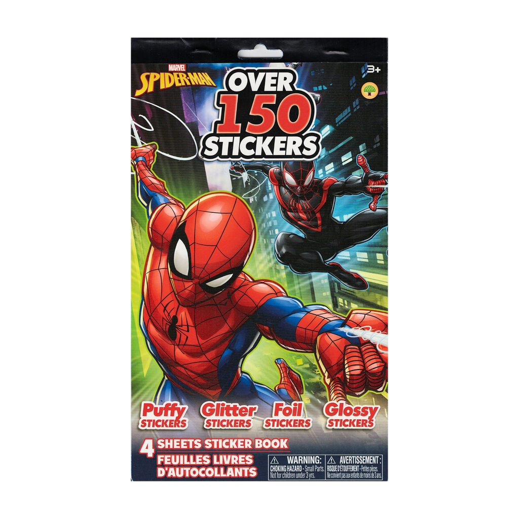 Marvel Spider-Man Sticker Booklet: Swing into Action with Every Sticker - Over 150 Stickers Across 4 Spectacular Pages