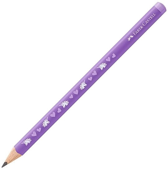 Faber-Castell Jumbo Graphite Pencil HB (Unicorn - Purple)