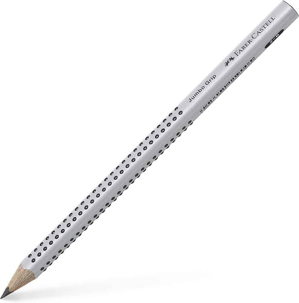 Faber Castell Jumbo Grip Pencil 2B - GREY