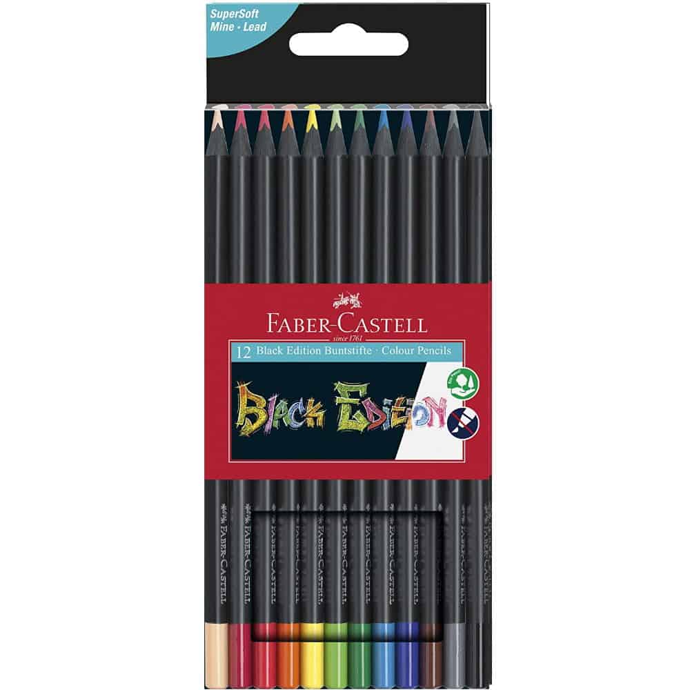 Faber Castell - Black Edition Colored Pencils Brilliant Colors