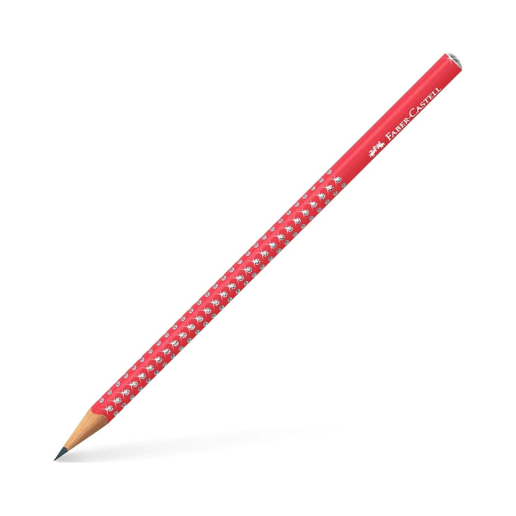 Faber Castell Sparkle Pencil Candy Cane Red