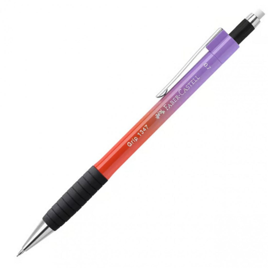 Faber Castell Mechanical Pencil 0.7mm Grip (Orange / Purple)