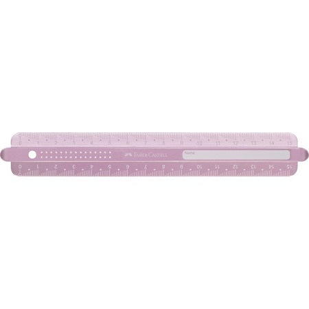 Faber Castell Ruler 15cm Sparkle