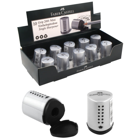 FABER CASTELL – Grip Mini Sharpener (Silver)