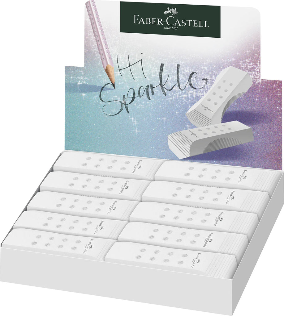 Faber Castell Eraser Rollon Sparkle White