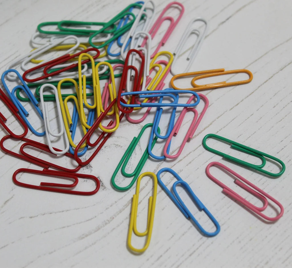 Eagle Vinyl Coated Paper Clips 33mm (100pcs)