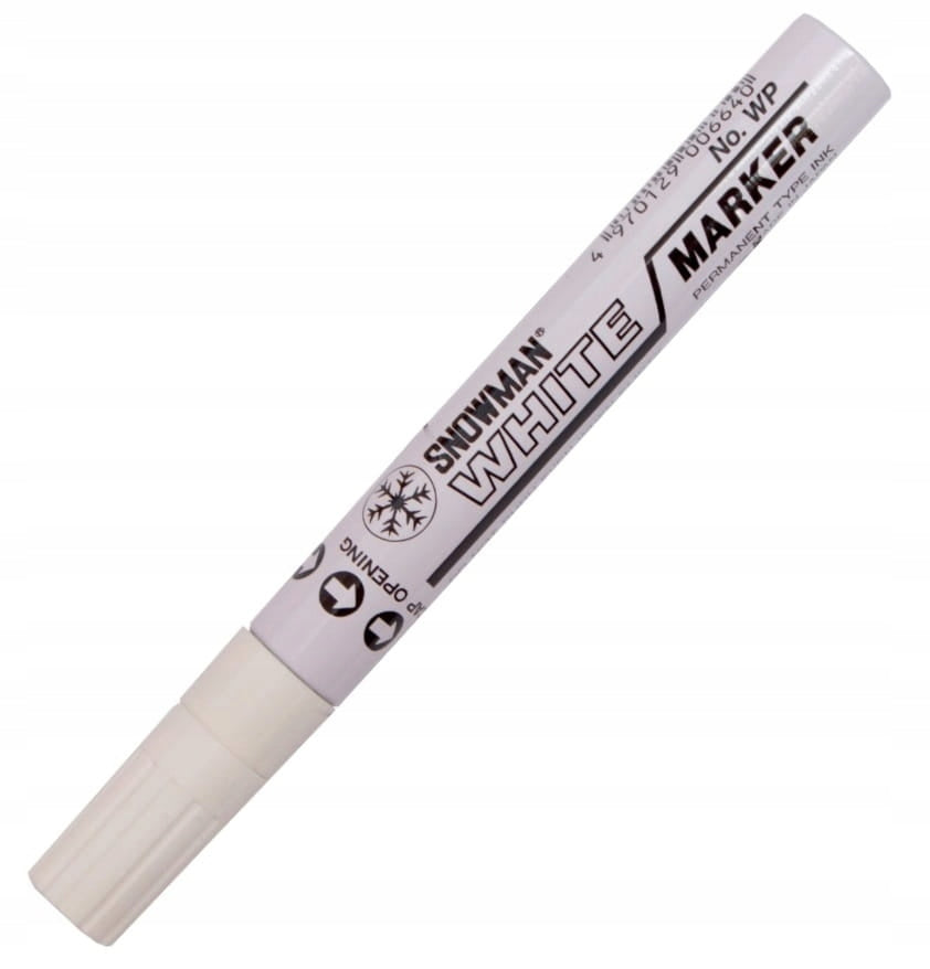 SnowMan Paint Marker Permanent (White)