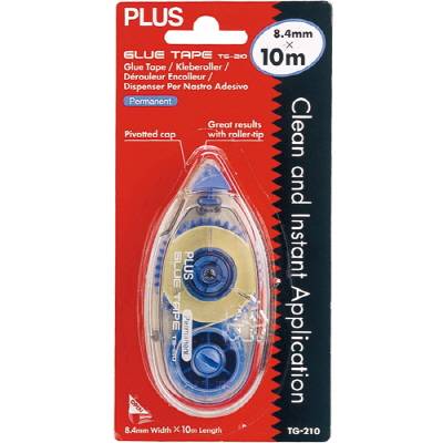 PLUS Glue Tape TG-210 8.4mm x 10m (Permanent)