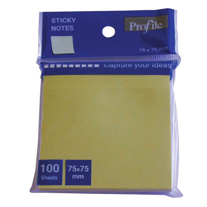 Profile Sticky Notes 100 sheets 75x75mm