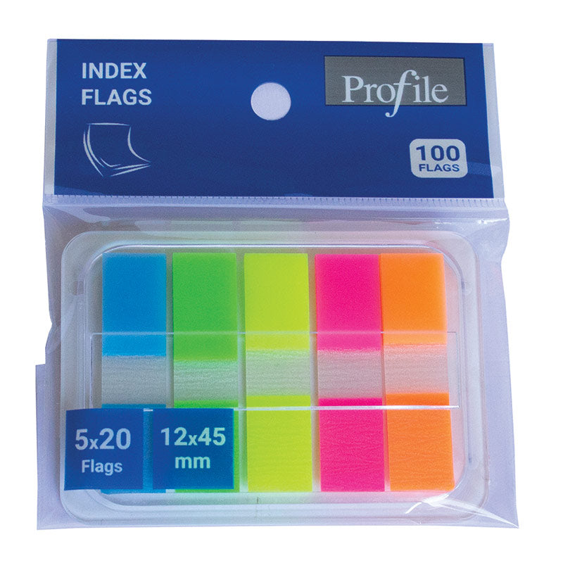 Profile Index Flags Sticky Notes 5X20 12X45mm
