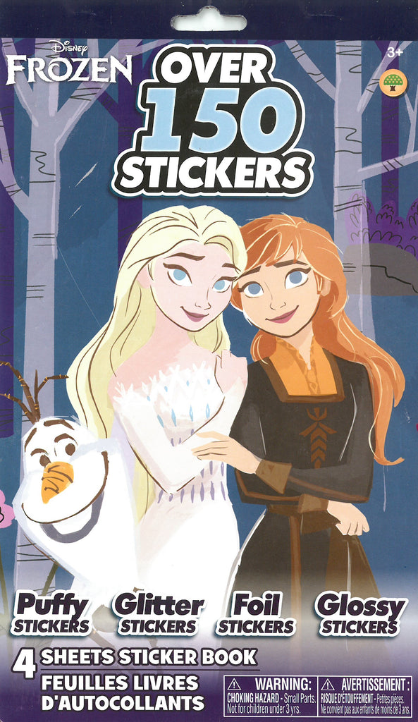 Disney Frozen Sticker Book: Embark on a Magical Journey with 150+ Enchanting Stickers!