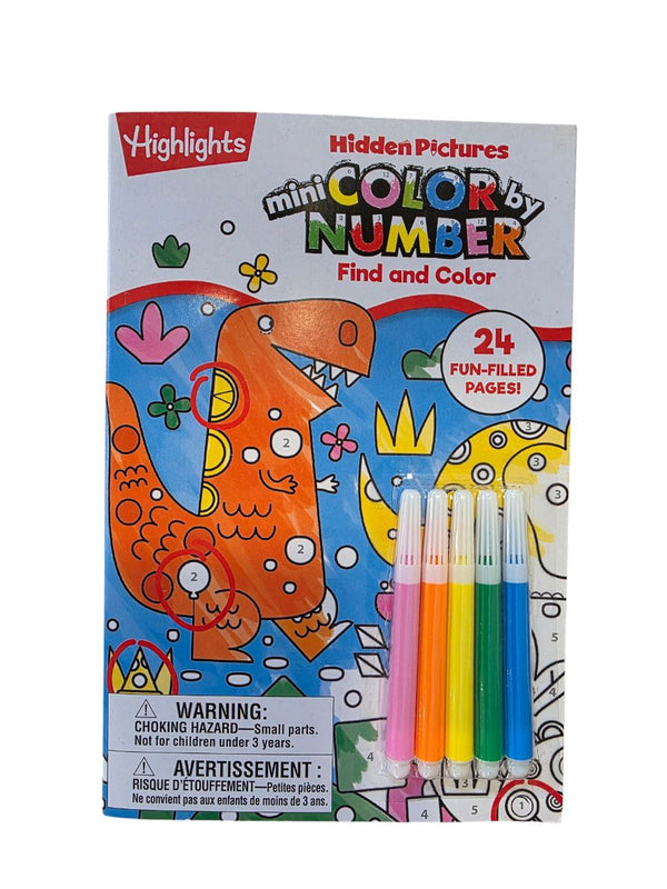 Highlights HIDDEN PICTURES FIND & COLOR & READY FOR ADVENTURE 24pgs