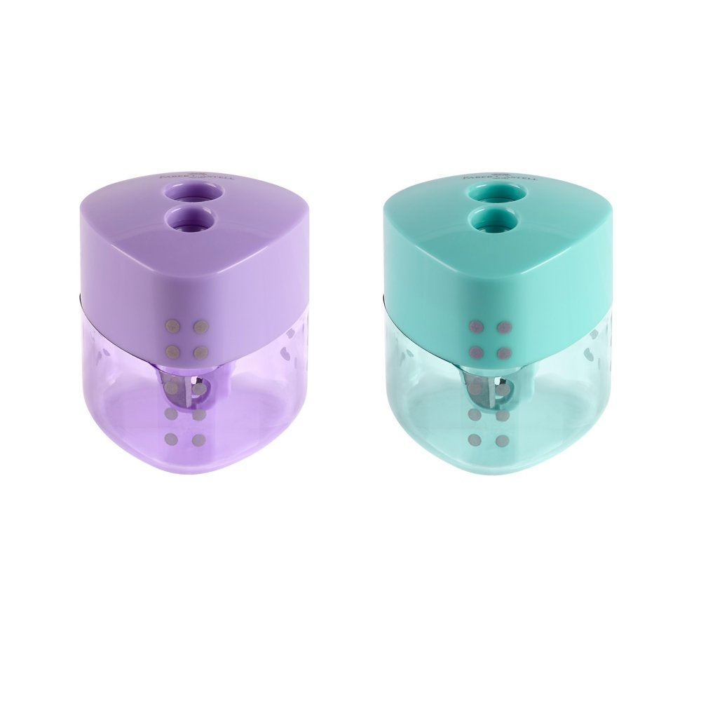 Faber Castell Grip Auto Double Hole Sharpener (2 Colors)