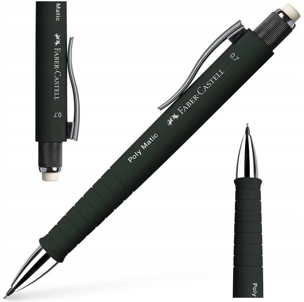 Faber Castell Poly Matic 0.7 Mechanical Pencil (Black)