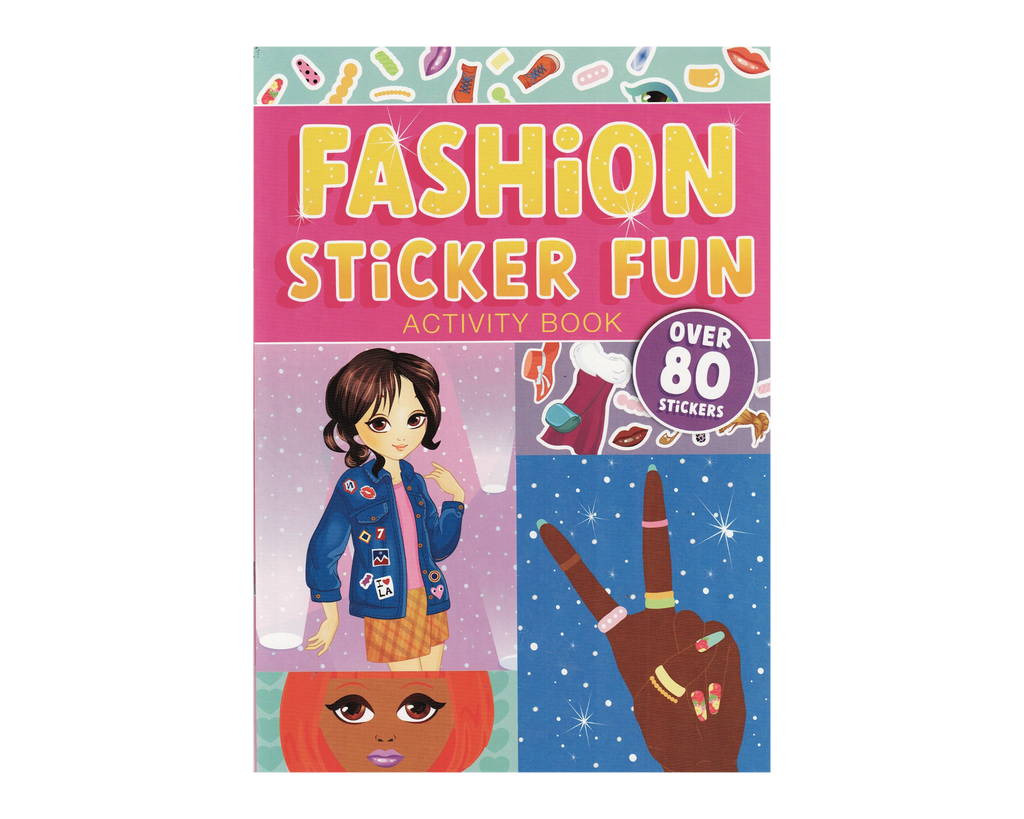 Fashion Sticker Fun Activity Book: Unleash Your Inner Fashionista with Over 80 Stickers!Step Into the Glamorous World of Fashion Design!