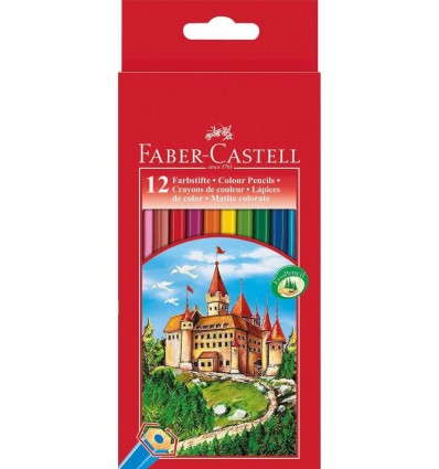 FABER CASTELL 12PCS COLOUR PENCILS