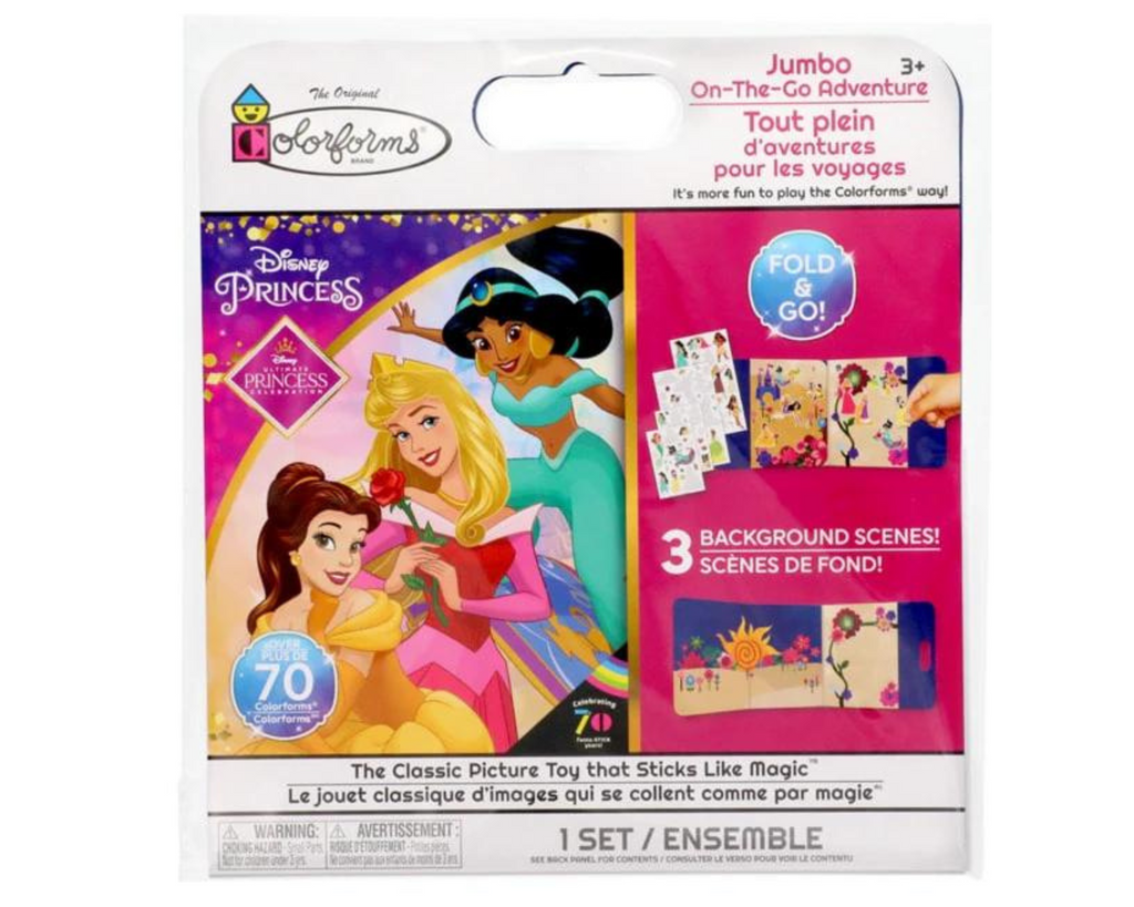 Disney Princess Colorforms On the Go Adventure Stories Fold & Go: A Royal Canvas for Imagination!