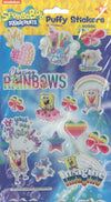 SpongeBob 3D Puffy Sticker: Dive into Bikini Bottom with Dimensional Fun - 15 Pcs