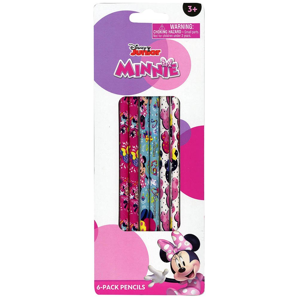 Disney Minnie Pencils: 8-Pack for Stylish Sketching and Writing