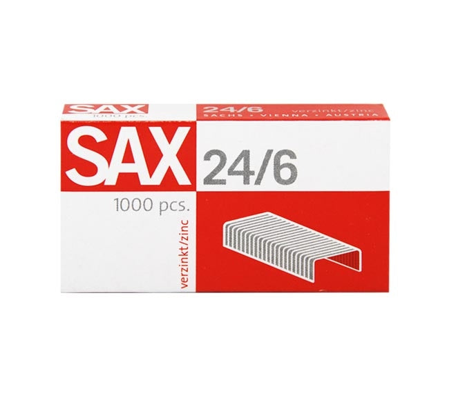 Staples 24/6 1000pcs/Box SAX