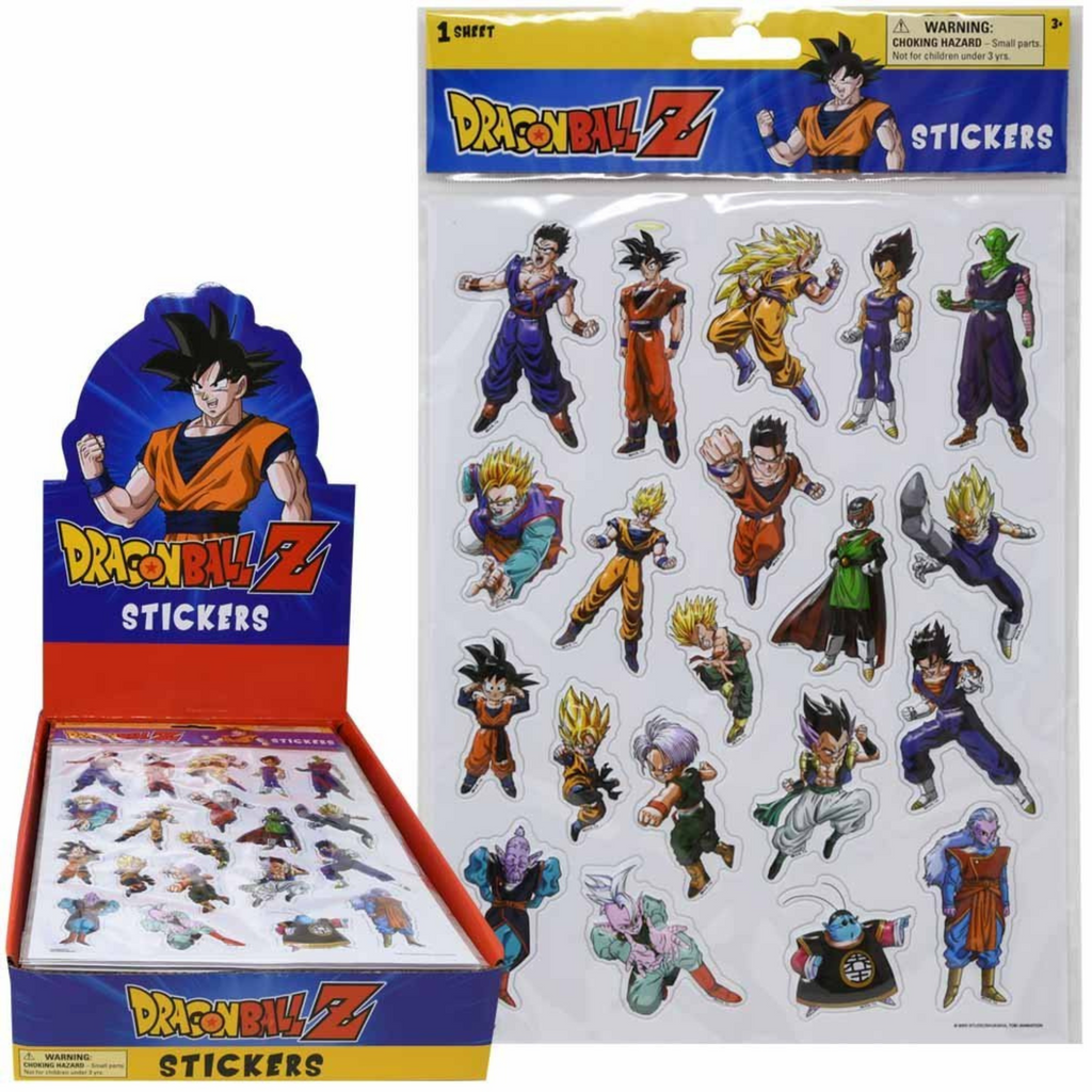 Dragon Ball Z 3D Puffy Sticker: Power Up Your Collection with Epic Adventure - 1 Sheet