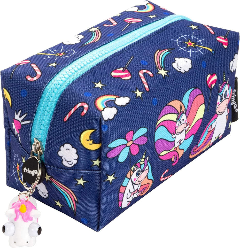 Fringoo Pencil Case - Unicorns (Single Compartment)