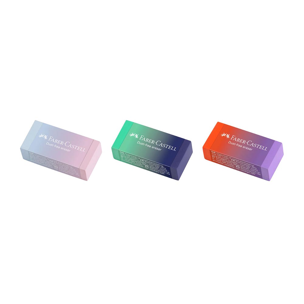 Faber Castell Eraser PVC Dust Free Flow Edition (3 Colors)