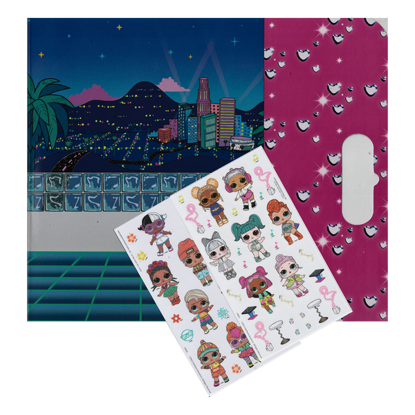 LOL Surprise! On the Go Colorforms: Creative Fun with Your Favorite Characters - 3 Background Scenes, Over 75 Stickers