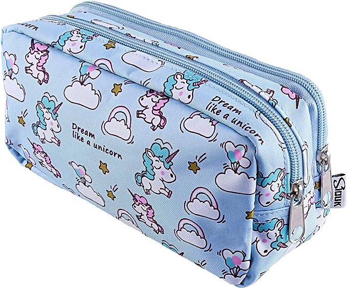 SIQUK Unicorn Pencil Case Pencil