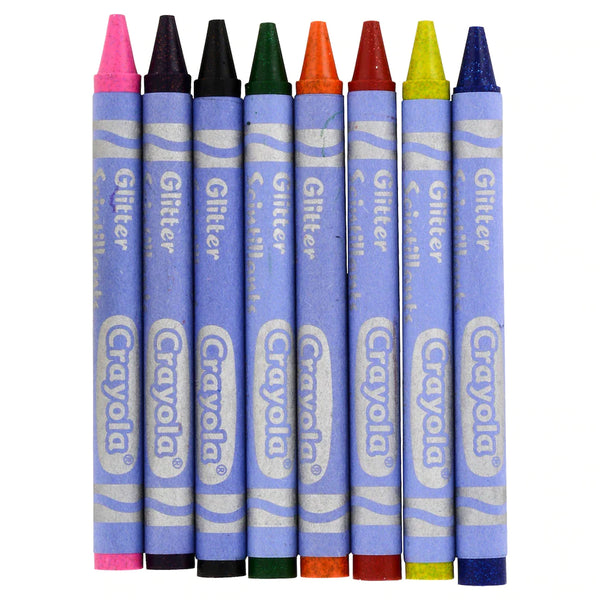 Crayola Glitter Crayons: Sparkle with Every Stroke - 8-ct. Boxes