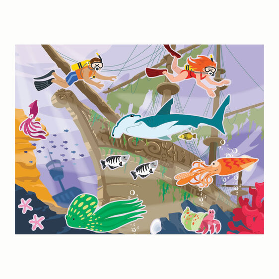 Melissa & Doug Reusable Sticker Pad - Under the Sea