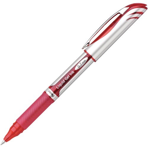 Pentel EnerGel® Deluxe Liquid Gel Pen 0.7, Red Ink