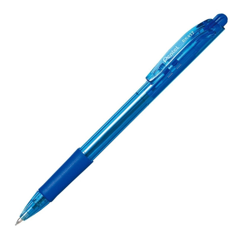 PENTEL WOW BALLPOINT PEN BK417 0.7MM - BLUE