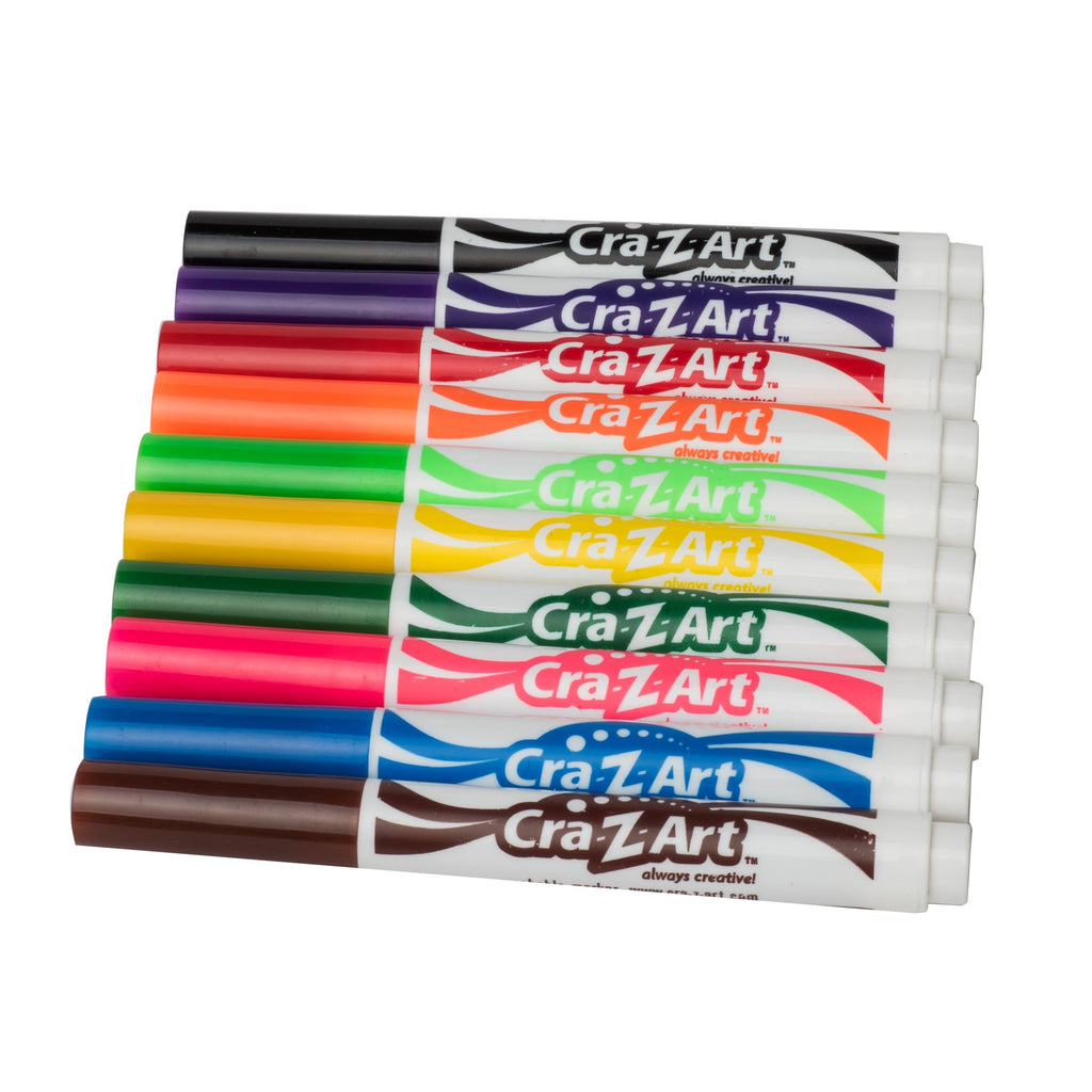 Cra-Z-Art Washable Broadline Markers - 12 Count