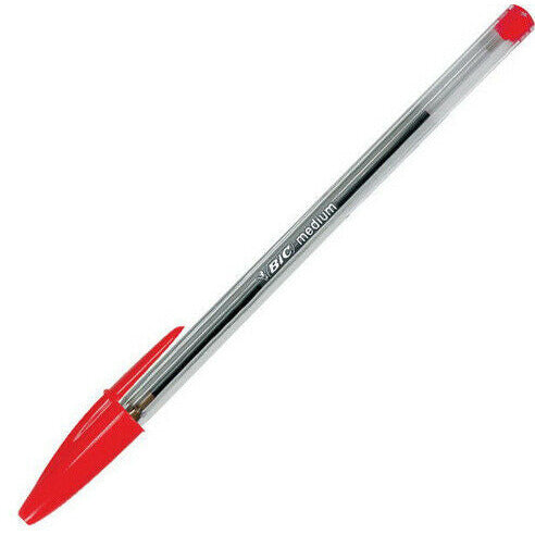 Bic Cristal Ballpoint 1.0mm  Blue, Red and Black Ink