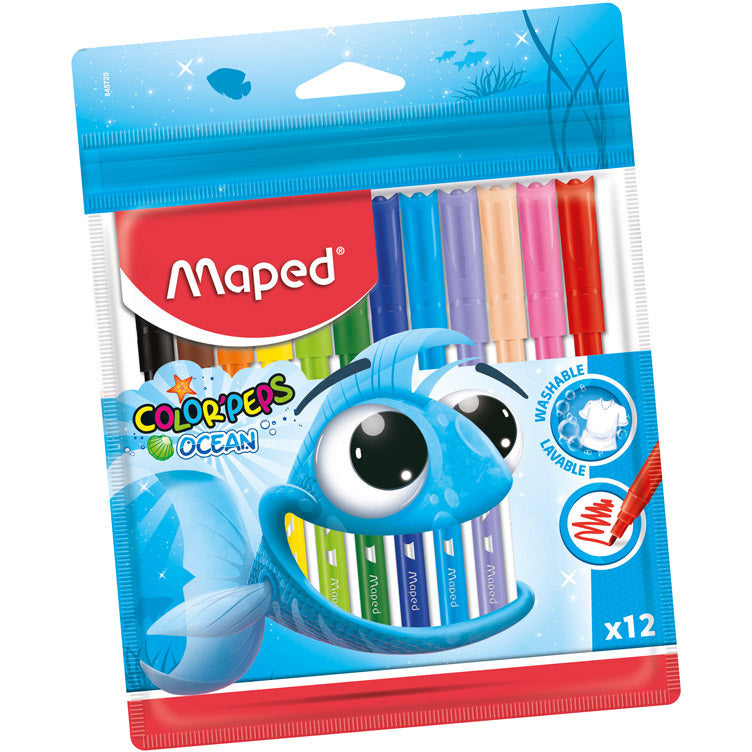 Maped Color Peps Ocean Markers 12pcs