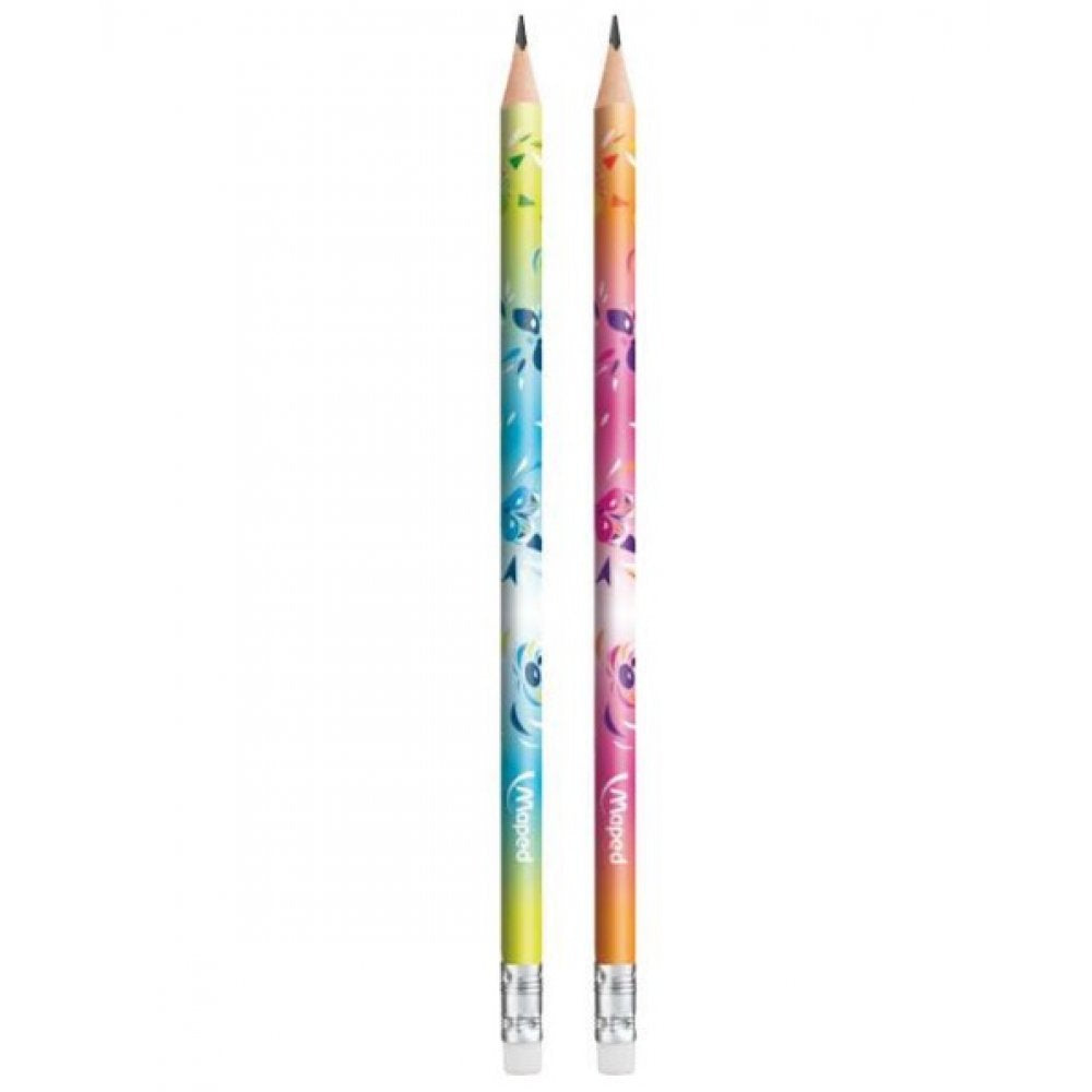 Maped Mini Cute HB Pencil With Eraser