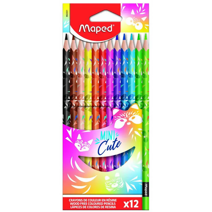 Maped Mini Cute Color Pencils Pack of 12