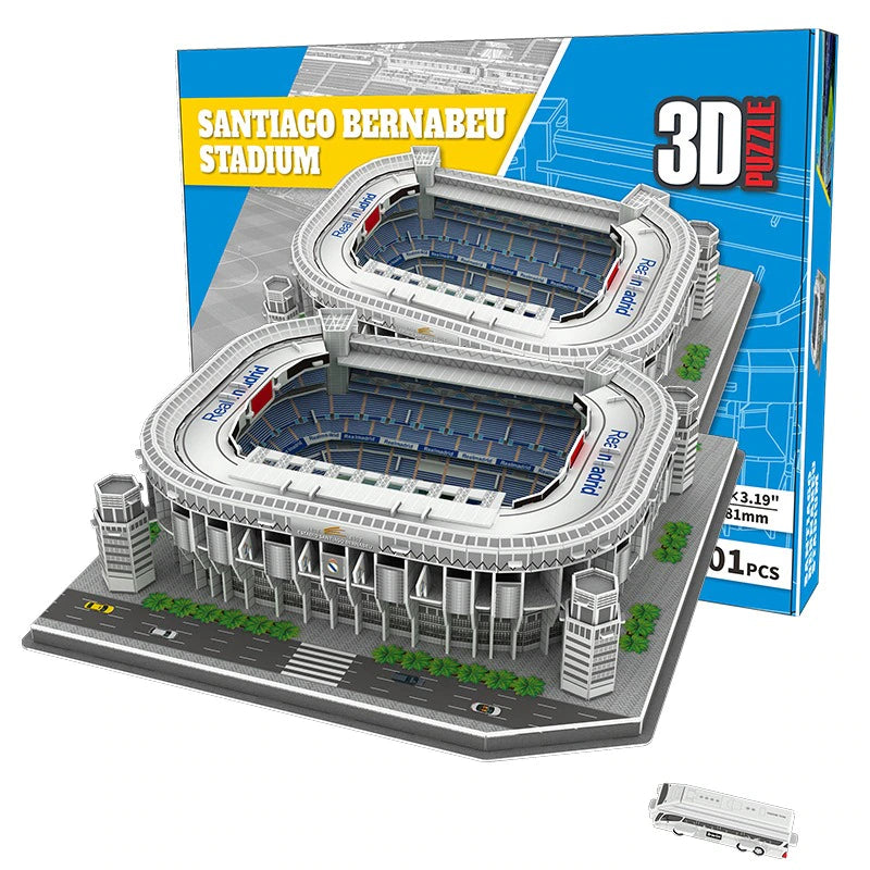 3D Paper Puzzle Juventus Stadium Real Madrid Puzzle Diy Football