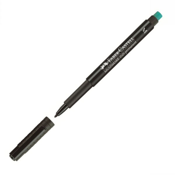 Faber Castell Multimark 1525 Permanent Black Medium Marker