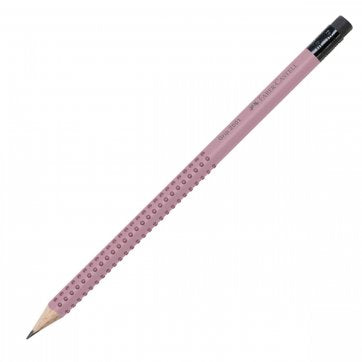 Faber Castell Pencil w/ Top Eraser  - PINK