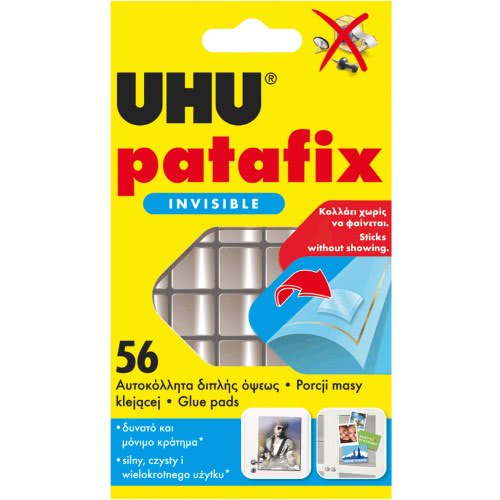 UHU Patafix Invisible Stickers 56 Pieces