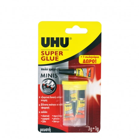 UHU SUPER CLUE ULTRA FAST MINIS  4X1G